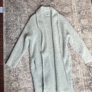 LOFT Women's Cardigan in Light Gray